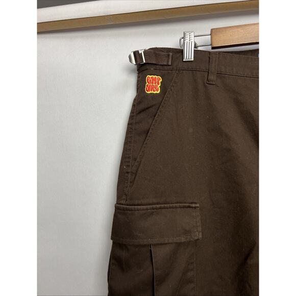 EMPYRE Cargo Pants Y2K Skater Baggy Pockets Khaki Men's Size 32 - Picture 3 of 9